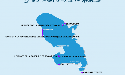 Carte Martinique : Insolite en Martinique