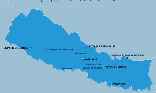 Carte Népal : hors des sentiers battus au Népal