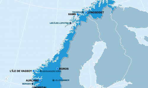 Carte Norvège : hors des sentiers battus en Norvège