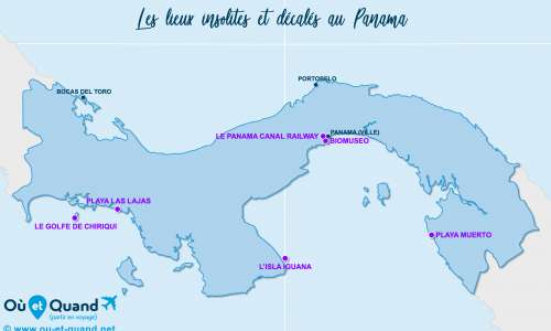 Carte Panama : Insolite au Panama