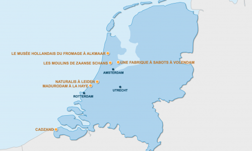 Carte Pays-Bas : Les Pays-Bas en famille
