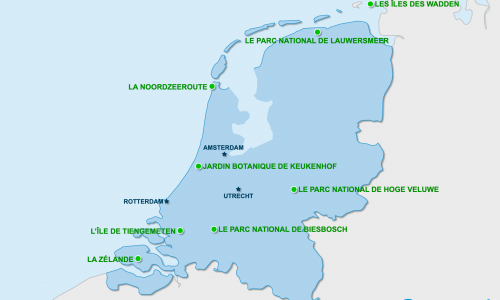 Carte Pays-Bas : Nature aux Pays-Bas (Hollande)