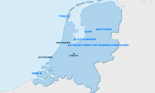 Carte Pays-Bas : hors des sentiers battus aux Pays-Bas (Hollande)