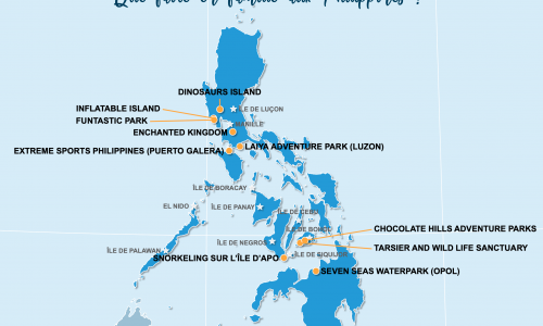 Carte Philippines : Les Philippines en famille