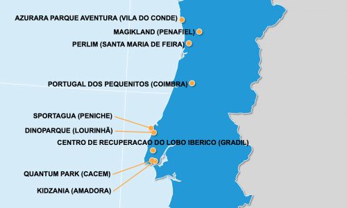 Carte Portugal : Le Portugal en famille