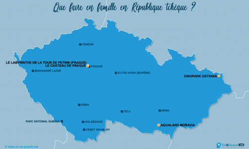 Carte République tchèque : En famille en République tchèque