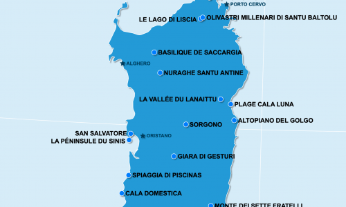Carte Sardaigne : hors des sentiers battus en Sardaigne