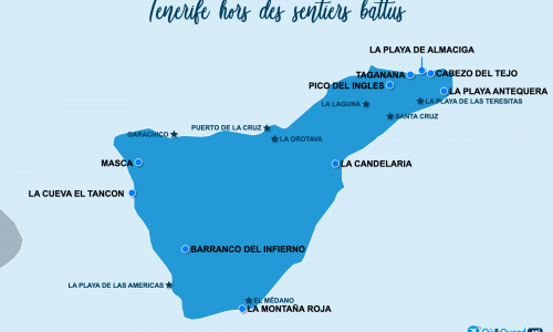 Carte Tenerife : hors des sentiers battus à Tenerife