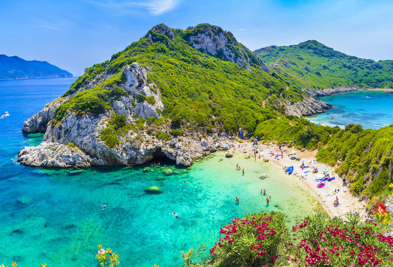 La plage de Porto Timoni