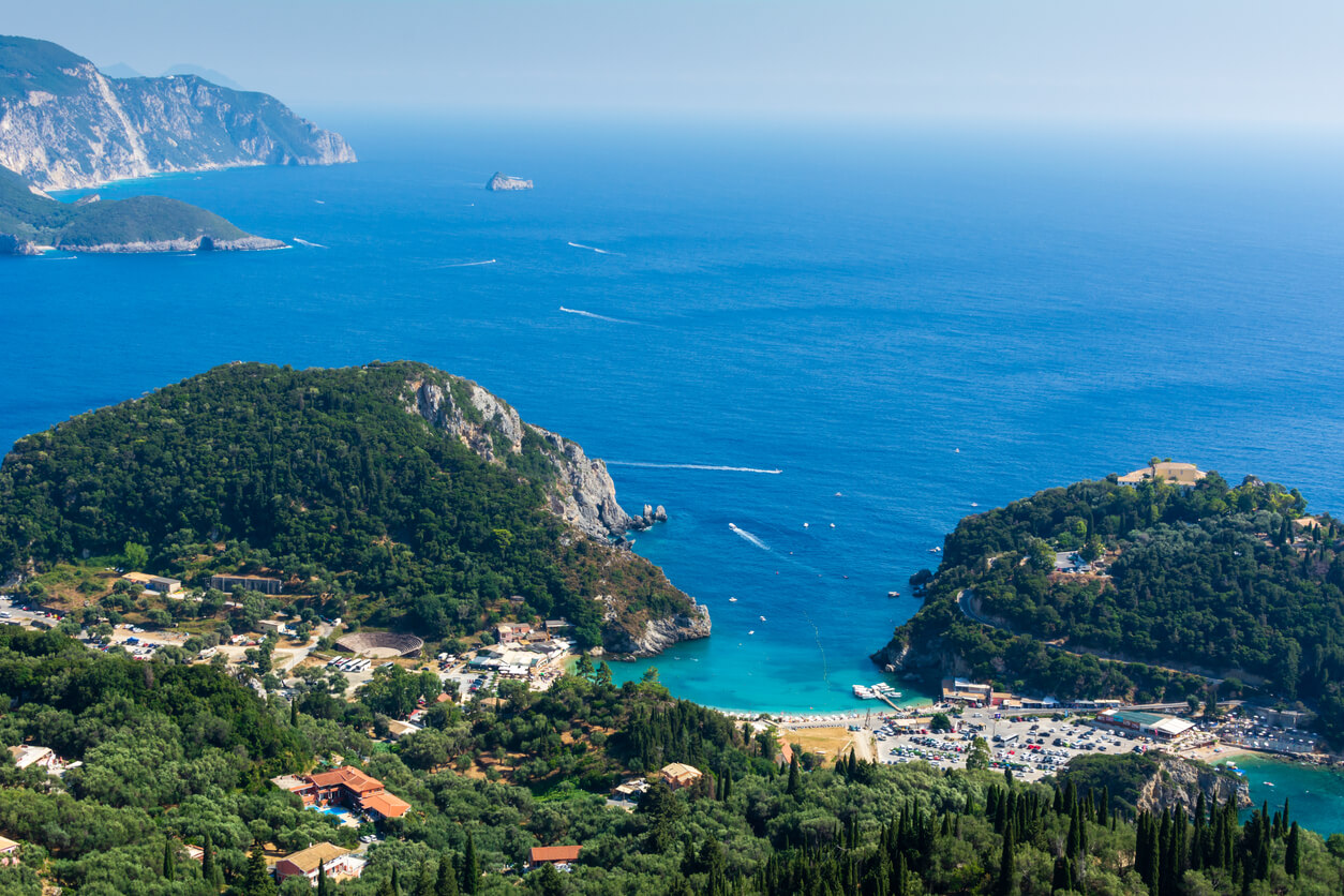 Point de vue sur Paleokastritsa