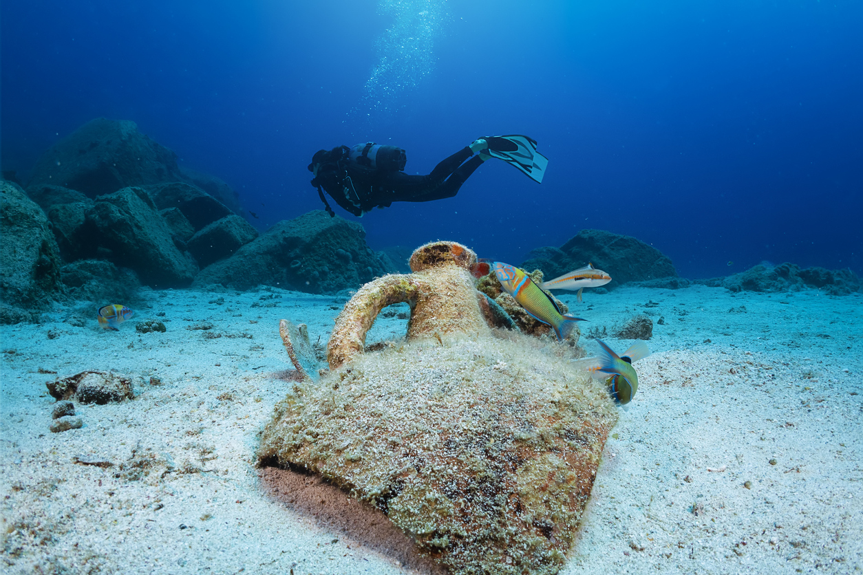 Faire de la plongée sous-marine