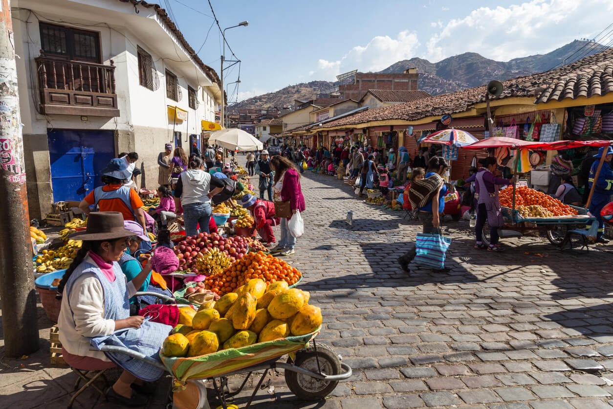 Faire le marché à Cuzco et prendre un cours de cuisine