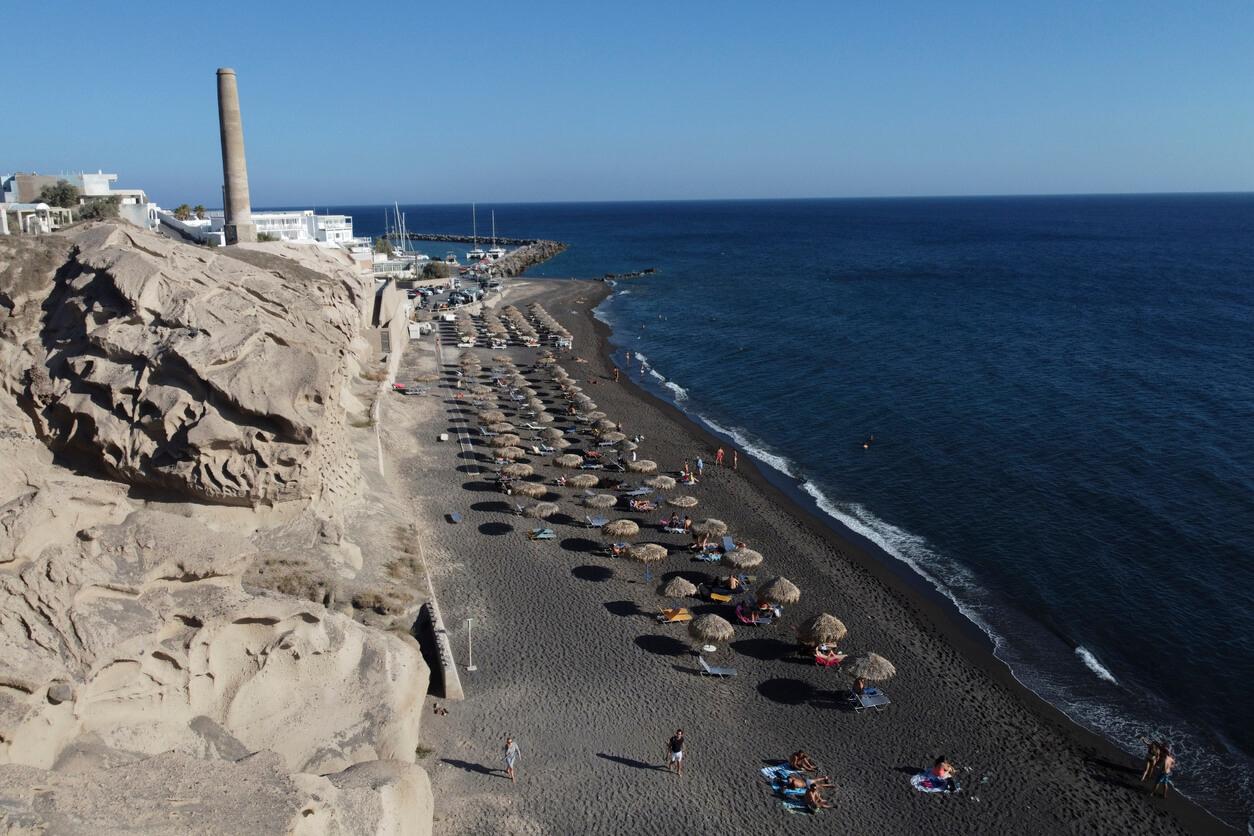 La plage de Vlichada