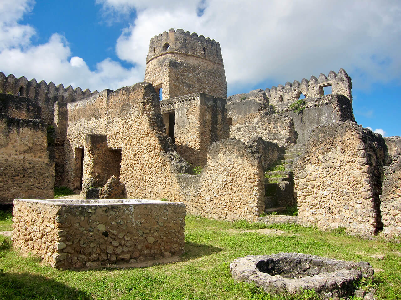 Les vestiges de l'île de Kilwa Kisiwani