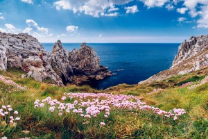 Bretagne : Pointe du Pen-Hir sur la presqu'île de Crozon, Finistère