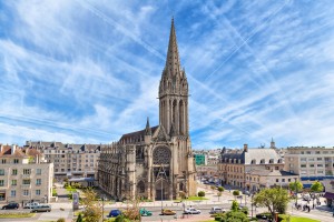 Caen (Calvados) : Église Saint-Pierre à Caen