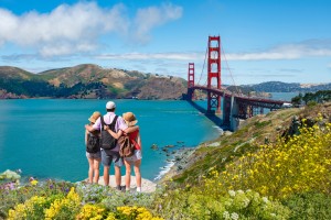 Californie : Pont du Golden Gate, San Francisco