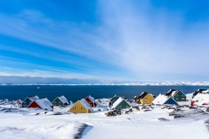 Groenland : Fjord de la ville de Nuuk, Groenland