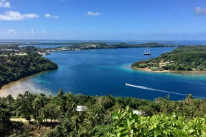 îles Tonga : Vue panoramique sur l'île de Vavaʻu aux Tonga