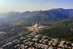 Islamabad : La mosquée Shah Faisal à Islamabad