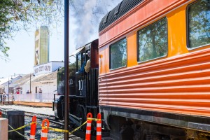 Sacramento : Sacramento en vieille locomotive à vapeur