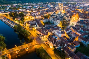 Périgueux : Vue aérienne de la ville de Périgueux