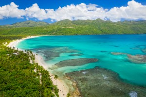 République Dominicaine : Baie de Rincon, péninsule de Samana