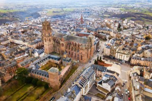 Rodez : Vue aérienne de Rodez