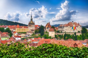 Roumanie : La ville historique de Sighisoara en Transylvanie 