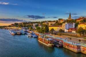 Serbie : Le port de Belgrade