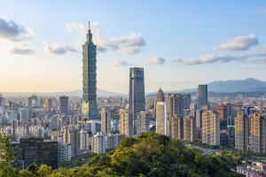 Taïwan : Panorama sur la ville de Taipei à Taïwan