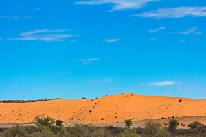 Tsabong : Dunes de sable du Kalahari