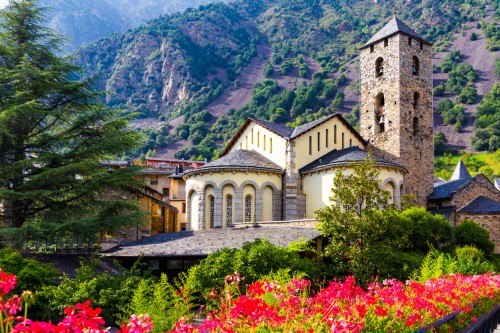 Andorre : Église de Saint Esteve d'Andorra la Vella