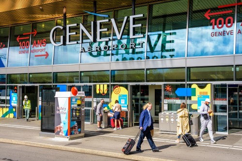 L’aéroport international de Genève est situé sur la commune de Cointrin