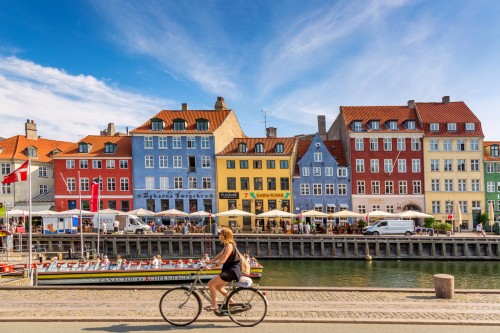 Danemark : Vieux port de Nyhavn, Copenhague
