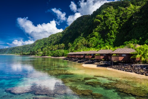 îles Samoa : Plage sur Upolu aux Samoa