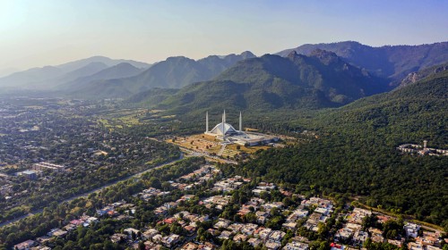 La mosquée Shah Faisal à Islamabad