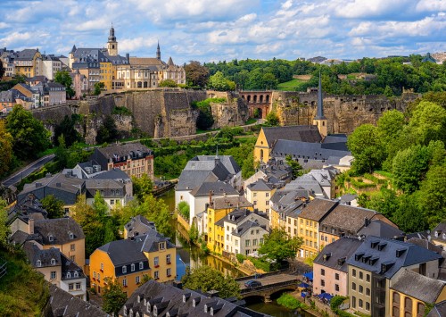 Luxembourg : Ville de Luxembourg, vue sur la vieille ville