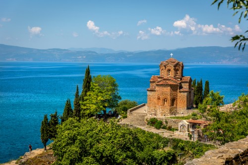 Macédoine du Nord : Une église orthodoxe à Ohrid