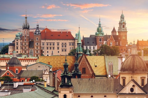 Pologne : Monuments de Cracovie