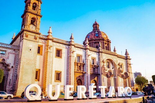 Ville historique de Queretaro au Mexique
