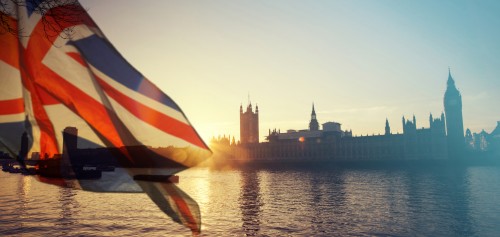 Royaume-Uni : Drapeau du Royaume-Uni et Big Ben