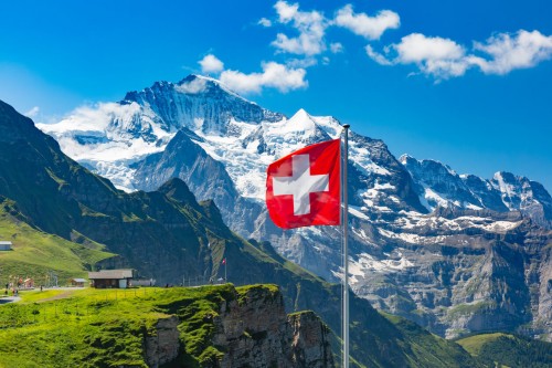 Suisse : Le mont Jungfrau