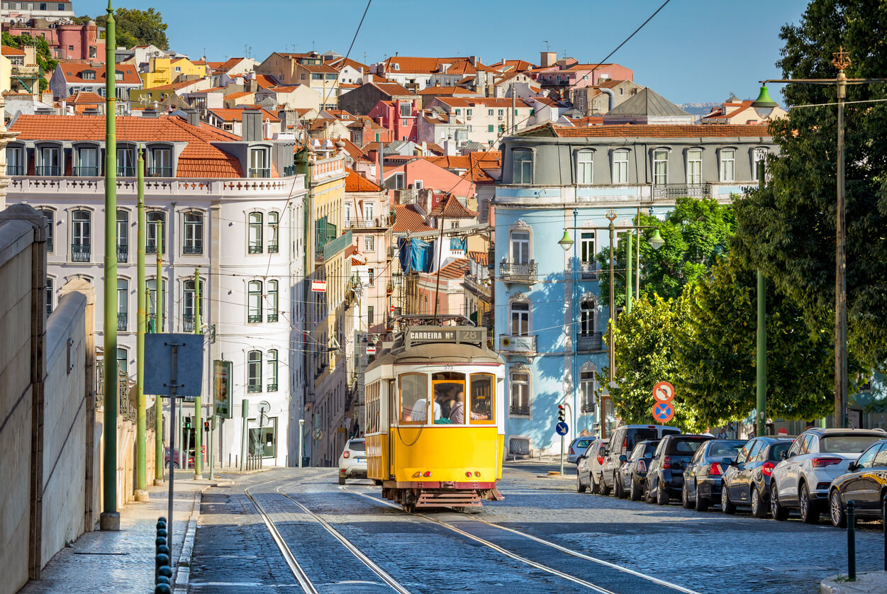 Lisbonne dans le centre du Portugal