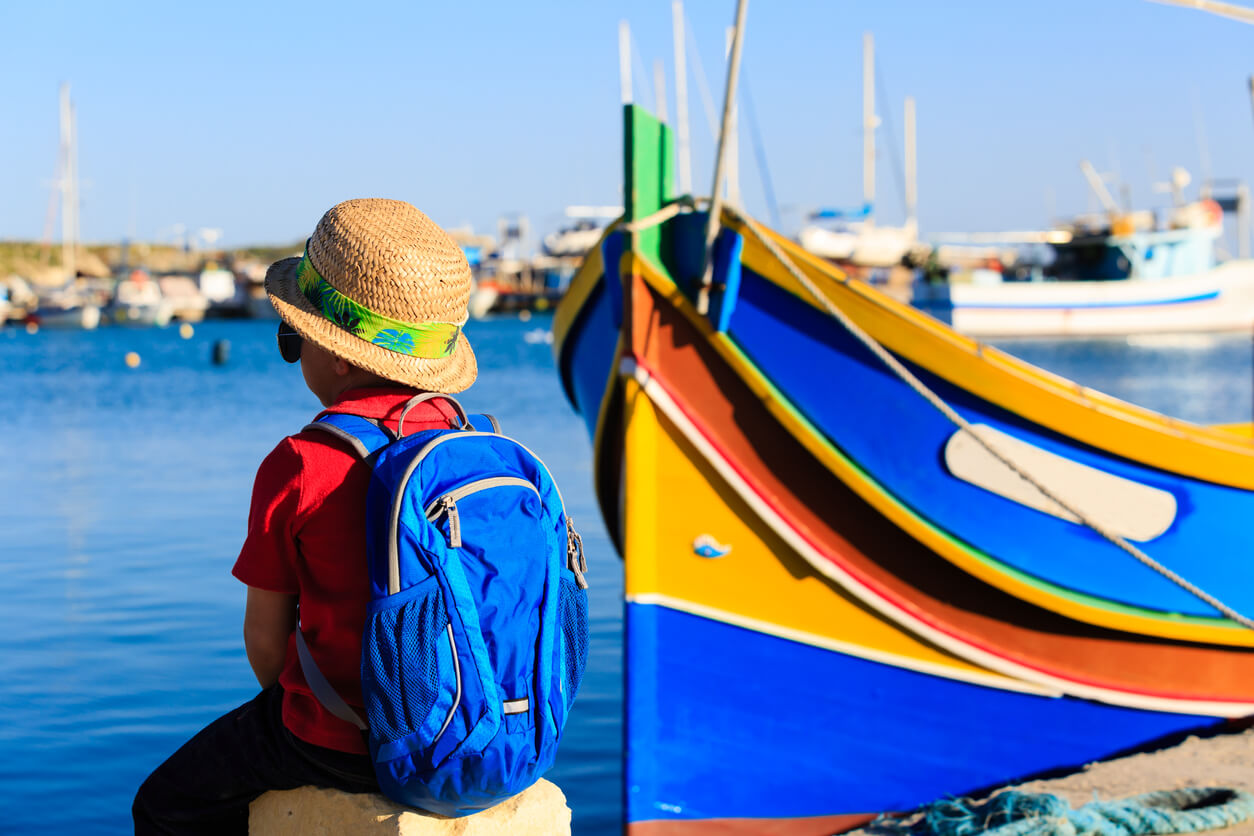 Bateau traditionnel dans le port de Marsaxlokk