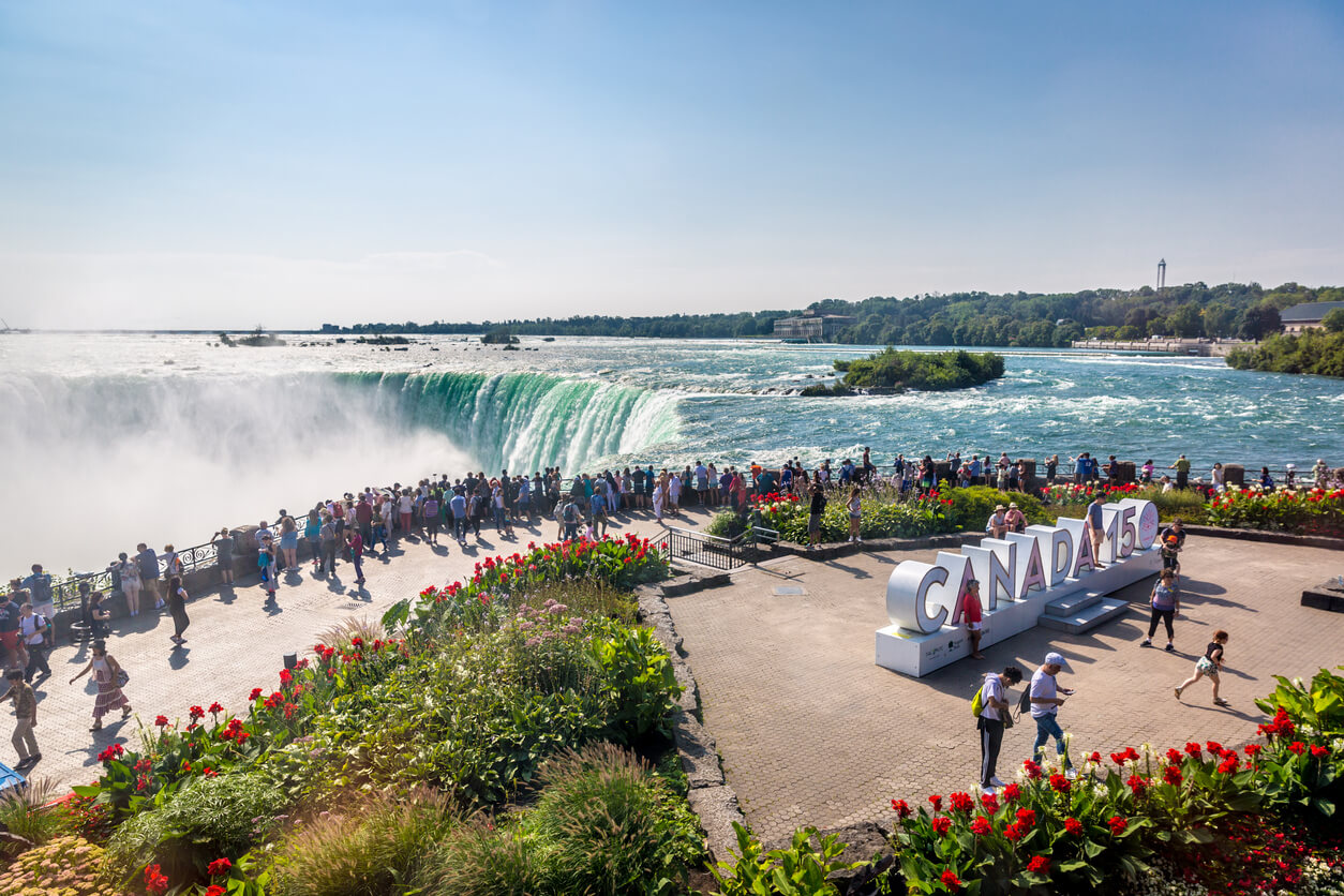 Les chutes du Niagara dans la province de l'Ontario