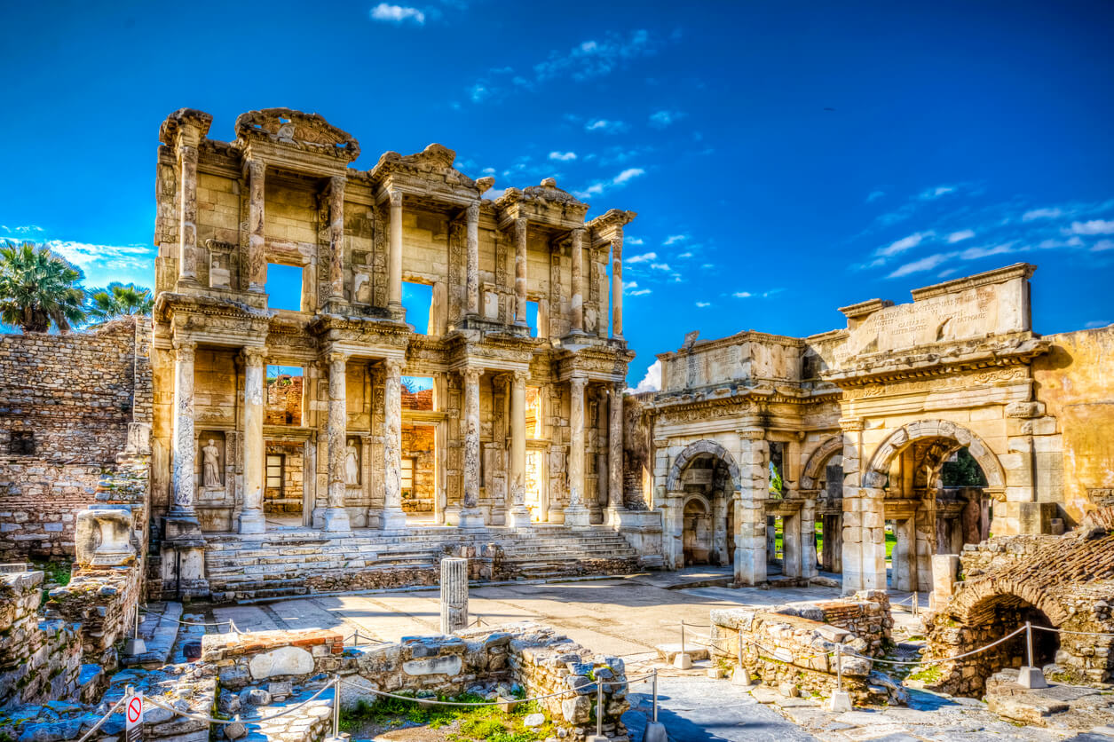 Le site antique d'Éphèse dans la région de la mer Égée en Turquie
