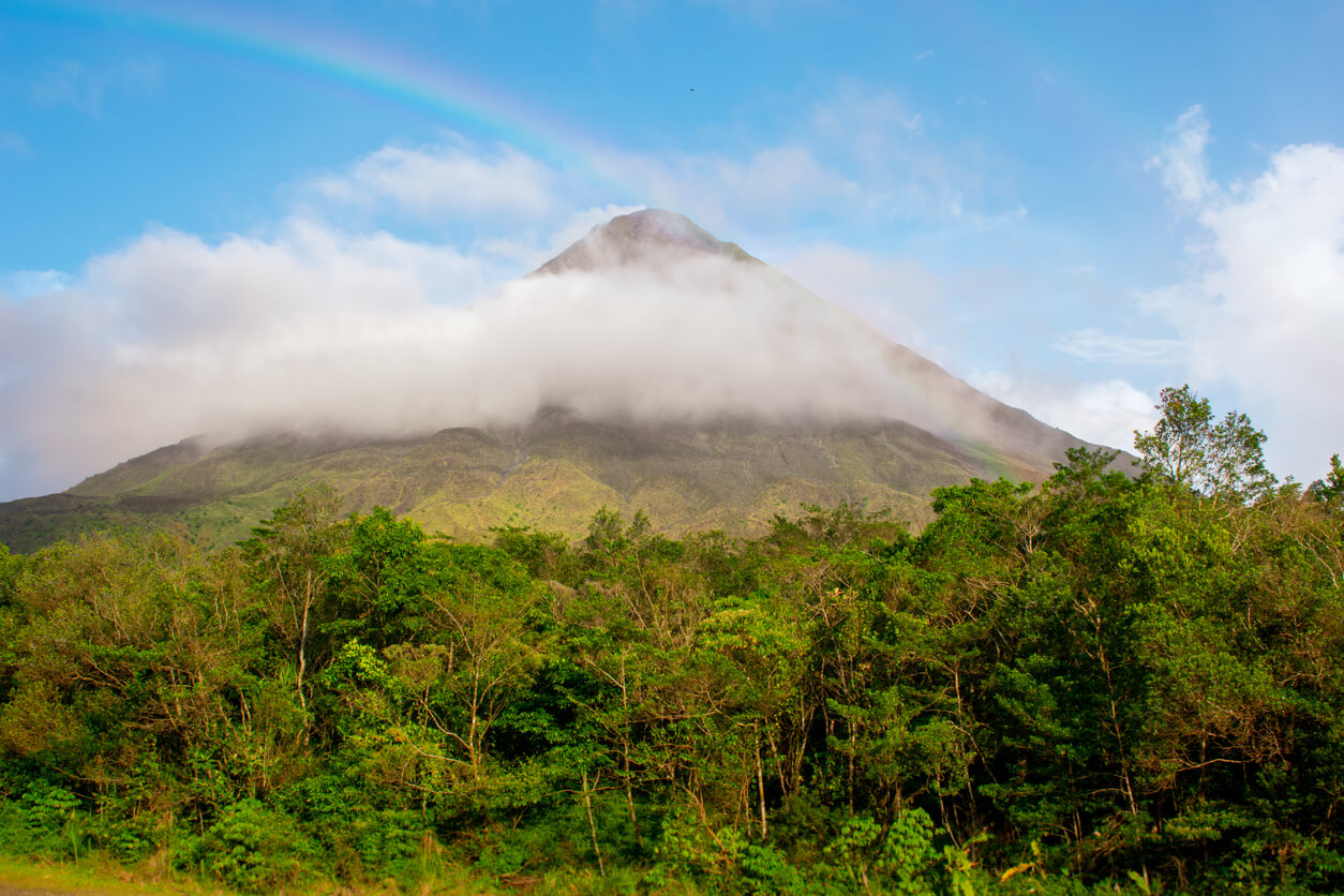 Le volcan Tenorio dans le Guanacaste, la région Nord-Ouest du Costa Rica
