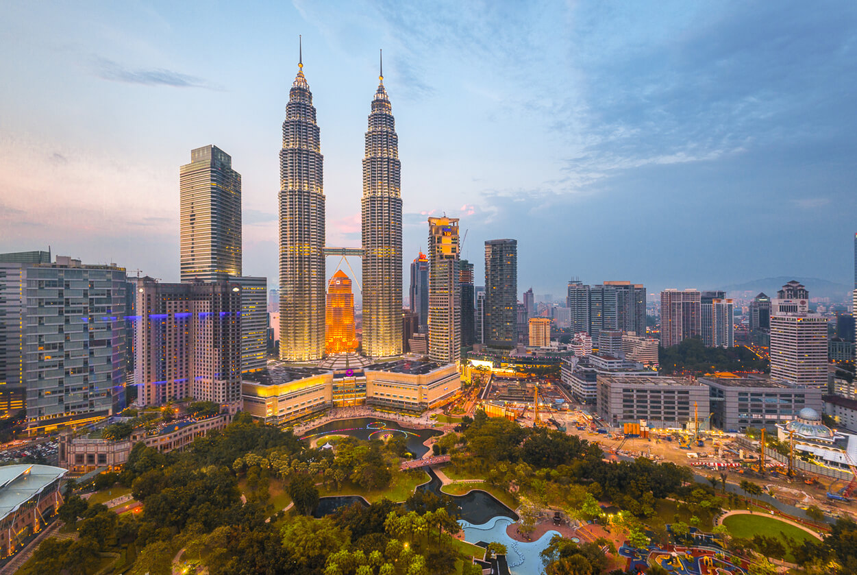 Kuala Lumpur dans la région sud-ouest de la Malaisie