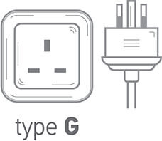 Prise électrique de type G